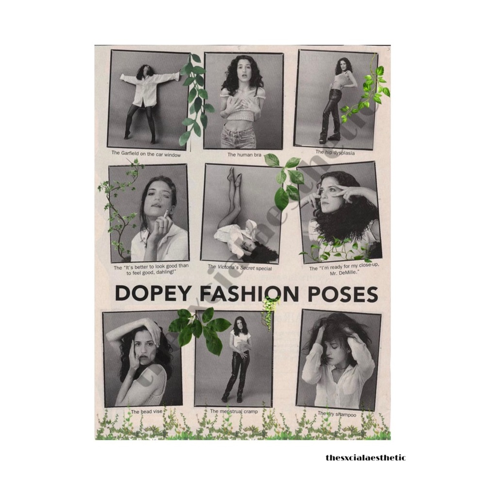 08x10 FRAMED DOPE FASHION POSES